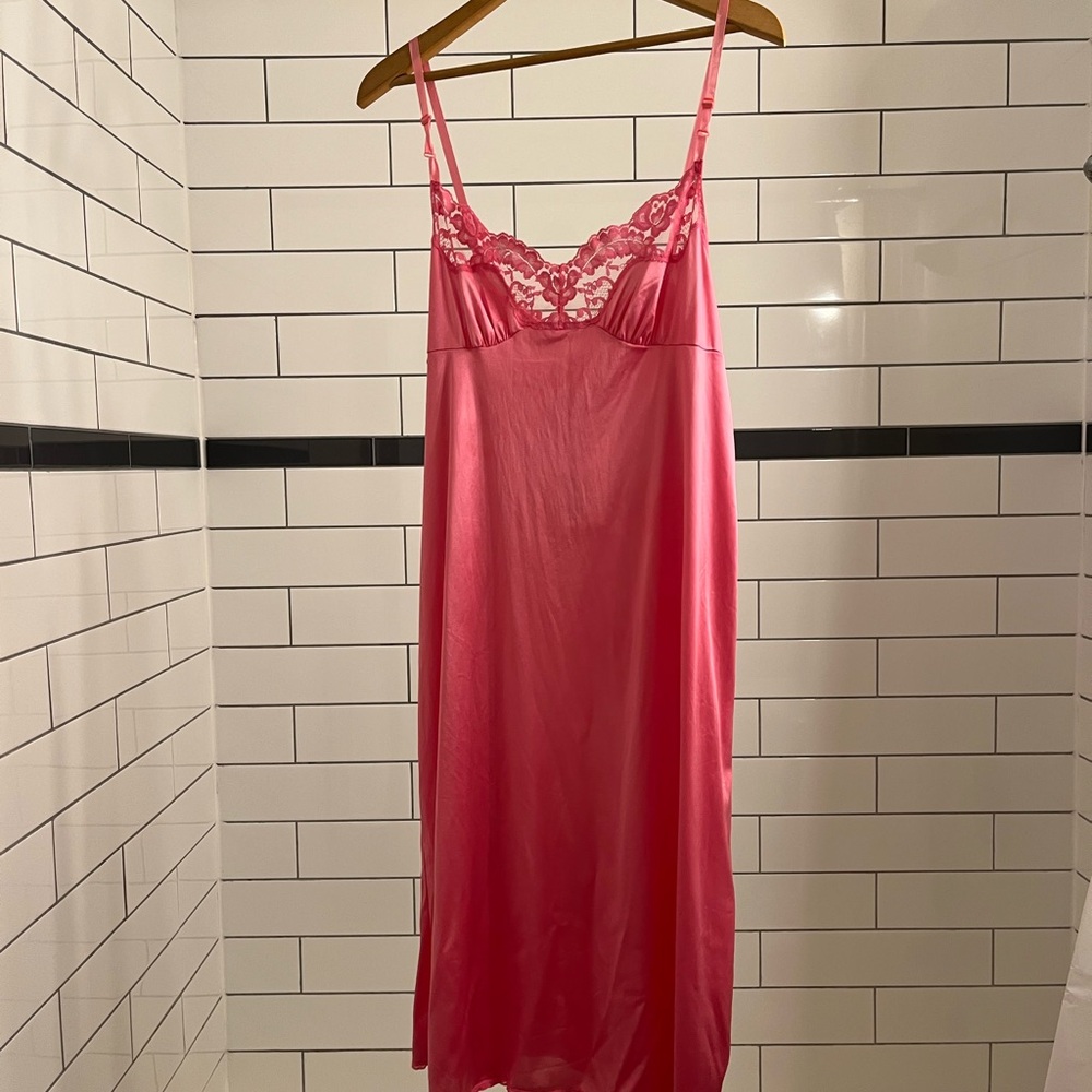 Urban Renewal Pink Lace Chemise